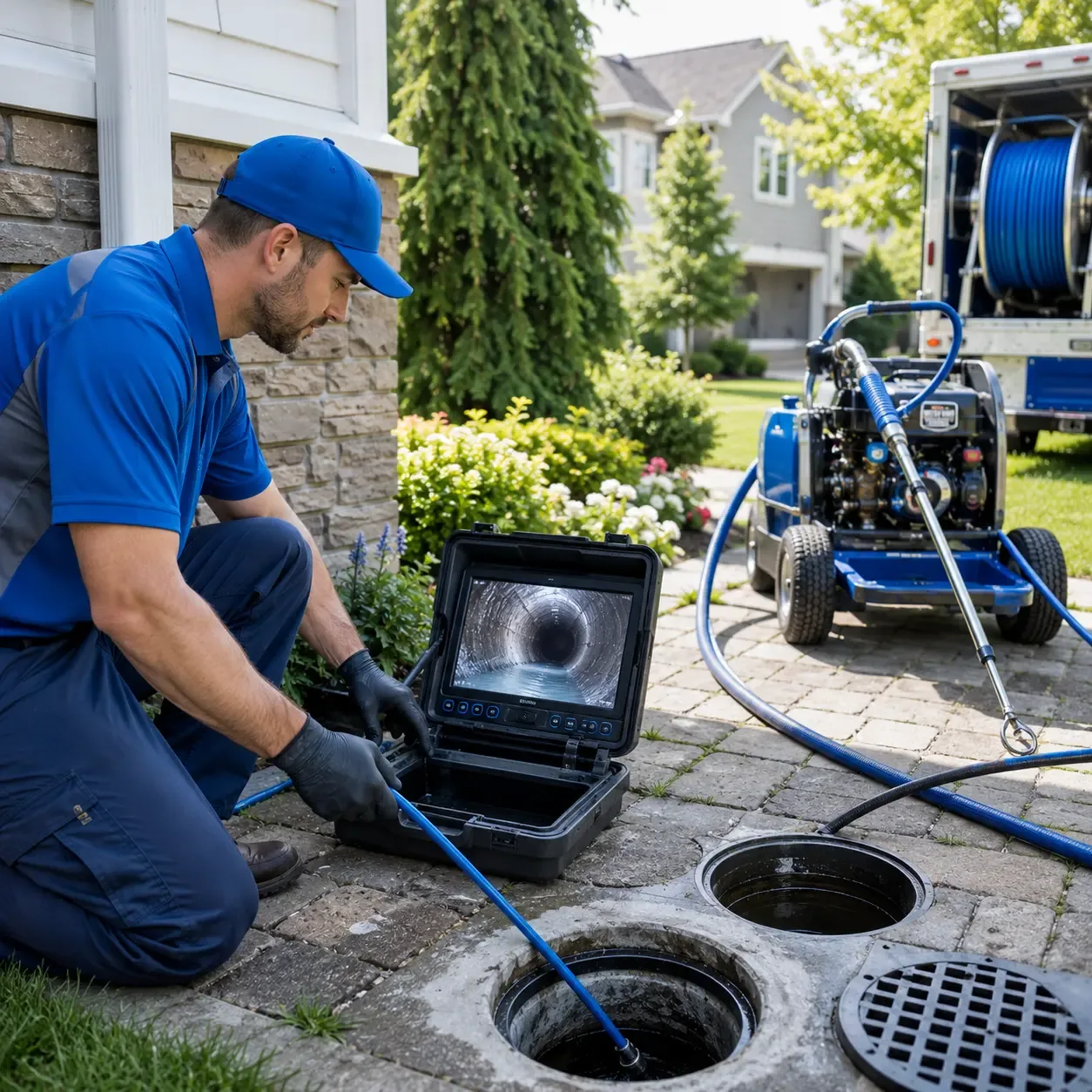 Outdoor drain cleaning professionals serving Muskego, WI